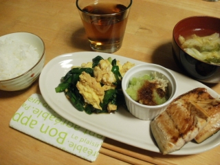 晩ご飯2013年5月6日