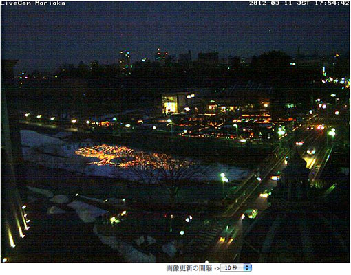 ライブカメラ中の橋3.11