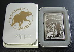 ＺＩＰＰＯ　画像　ライター　ハンティングワールド　アニマル柄　海外限定品　新品
