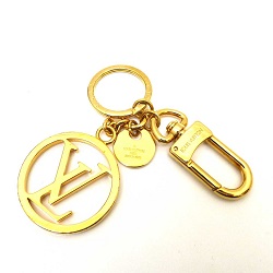ルイヴィトン　画像　バッグチャーム　ＬＶサークル　キーリング　ゴールド