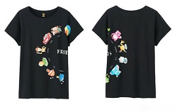古着 画像 Tシャツ 黒 Disney PIXAR UNIQLO Mサイズ レディース 美品