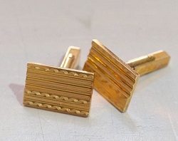金製品 画像 K18 18金 カフスボタン