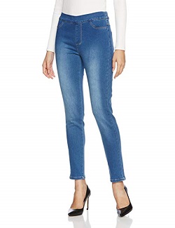 古着 画像 裏起毛レギンス デニム M-Lサイズ 未使用品 レディース