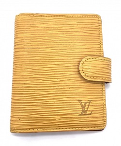 ルイヴィトン 画像 カードケース エピ イエロー パープル アジェンダミニ