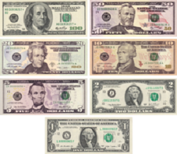 外貨 画像 ＵＳドル 1 2 5 10 20 50 100