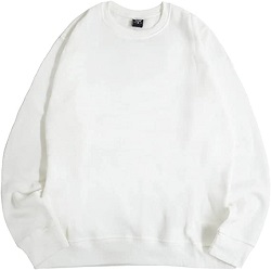 古着 画像 無地トレーナー スウェット 白 CLOSSHI Lサイズ レディース 美品