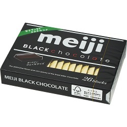 お菓子 画像 ブラックチョコレート 甘さスッキリ カカオのコク 26blocks meiji 30%off