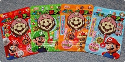お菓子 画像 スーパーマリオペロティ パッケージ4種 グリコ