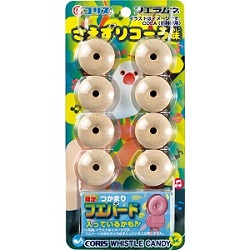 お菓子 画像 フエラムネ さえずりコーラ味 かわいい系おもちゃばこ付 限定つかまりフエバードが入っているかも コリス 30%off