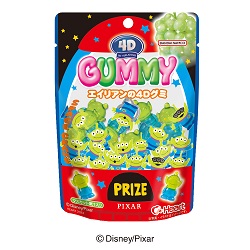 お菓子 画像 4DGUMMY エイリアンの4Dグミ マスカット果汁入り PIXAR ハート 35%off