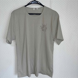 新品服 画像 リネンＴシャツ カーキ色 GRACE Lサイズ レディース 新品タグ付き