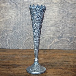 銀製品 画像 花瓶 一輪挿し アンティーク