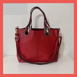 バッグ 画像 2WAY 赤 JEWEL 美品