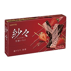 お菓子 画像 紗々 芳醇いちご 織りなす食感 LOTTE 35%off
