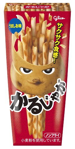 お菓子 画像 かるじゃが うましお味 ノンフライ 小麦粉使用 グリコ 35%off