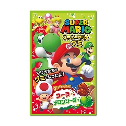 お菓子 画像 スーパマリオグミ コーラ メロンソーダ ノーベル製菓
