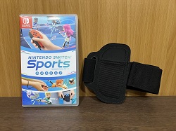 ゲーム 画像 NINTENDO SWITCH Sports ソフト レッグハンド付 美品
