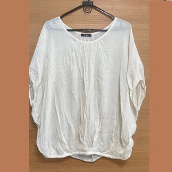 古着 画像 半袖トップス 白 Discoat フリーサイズ レディース 美品