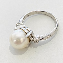 プラチナ製品 画像 Pt900 リング 指輪 パール