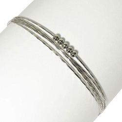 プラチナ製品 画像 Pt950 ワイヤーブレスレット