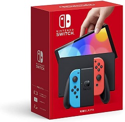 ゲーム 画像 NINTENDO SWITCH 有機ELモデル ブラック 未使用品