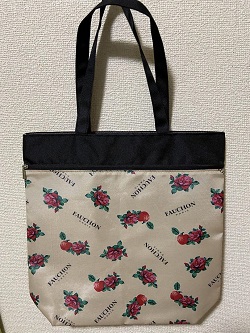 バッグ 画像 トートバッグ 花柄 FAUCHON ノベルティ 未使用品