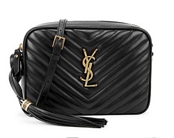 ブランド品 画像 サンローラン SAINT LAURENT LOU カメラバッグ キルティングレザー 黒