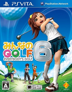 ゲーム 画像 PSVITA みんなのGOLF6 EVERYBODYS GOLF CERO A 全年齢対象 SONY ソニーコンピュータエンタテインメント