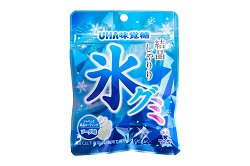 お菓子 画像 氷グミ ソーダ味 シャリッと結晶コーティング UHA味覚糖 35%off