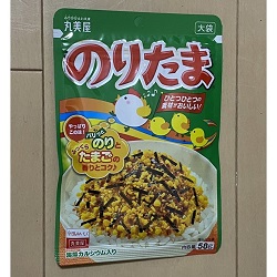 お菓子 画像 のりたま 大袋 58g 海藻カルシウム入り パリッとのりとふっくらたまごの香りとコク 丸美屋 30%off