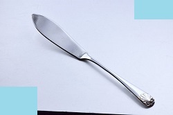 銀製品 画像 純銀製 バターナイフ 英国製