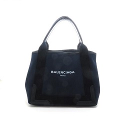 ブランド品 画像 バレンシアガ カバストート ネイビー