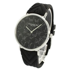 時計 画像 腕時計 coach コーチ シグネチャー 黒 レディース 美品