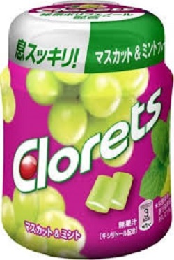 お菓子 画像 ボトルガム Clorets マスカット＆ミント シュガーレス モンデリーズジャパン 45%off