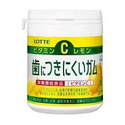 お菓子 画像 ボトルガム 歯につきにくいガム ビタミンレモン 栄養機能食品 ビタミンC シュガーレス LOTTE 45%off