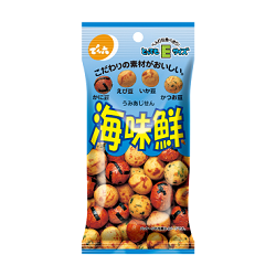 お菓子 画像 海味鮮 うみあじせん かに豆 えび豆 いか豆 かつお豆 とってもEサイズ でん六 35%off