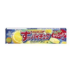 お菓子 画像 すッパイチュウ めちゃうまいレモン味 ビタミンC クエン酸 森永 35%off