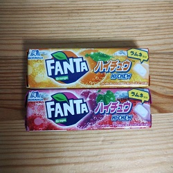 お菓子 画像 FANTAハイチュウ オレンジ グレープ ラムネ入り 7粒入 森永 35%off