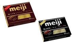 お菓子 画像 ミルクチョコレート おいしさは進化する ブラックチョコレート 甘さスッキリカカオのコク 26Blocks 明治 30%off
