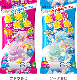 お菓子 画像 ねるねるねるね ソーダあじ グレープあじ カルシウム入り ひんやりラムネ入り 知育菓子 クラシエフーズ 30%off