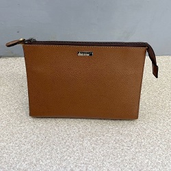 バッグ 画像 セカンドバッグ クラッチバッグ ブラウン renoma 美品