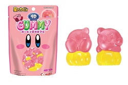 お菓子 画像 星のカービィ カービィの4Ｄグミ ピーチ味 ピーチ果汁入り ハート Heart 40%off