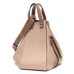 ブランド品 画像 ロエベ LOEWE ハンドバッグ 2WAY ハンモック スモール サンドベージュ