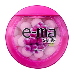お菓子 画像 e-maのど飴 グレープ UHA味覚糖 30%off