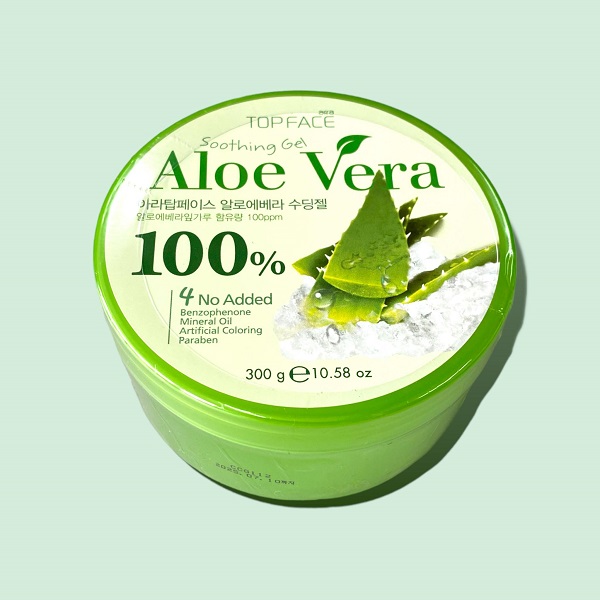 コスメ 画像 アロエベラスムージングモイスチャーゲル 100% 300g TOP FACE
