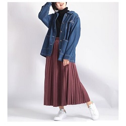 古着 画像 デニムカバーオール GOLD JAPAN Ｌサイズ レディース 美品