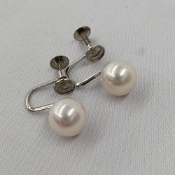 プラチナ製品 画像 Pt850 イヤリング パール