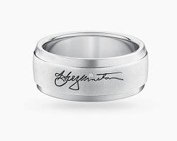 ブランド品 画像 ハリーウインストン HARRY WINSTON シグネチャーリング プラチナ ダイヤ