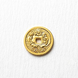 金製品 画像 K24 24金 純金 大黒天福銭 光則