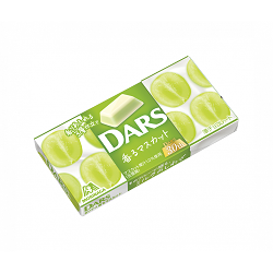 お菓子 画像 DARS 香るマスカット マスカット果汁1.0%使用 30th そのフルーツ感もミルクのしわざ 森永 4割引